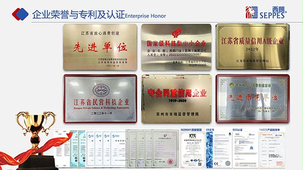 西朗門業專利與認證