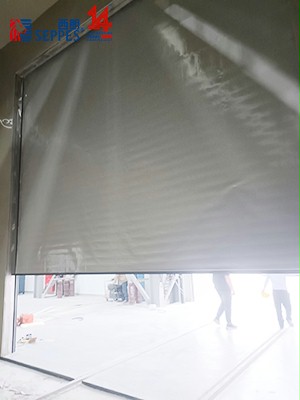 工業提升門內側PVC門簾